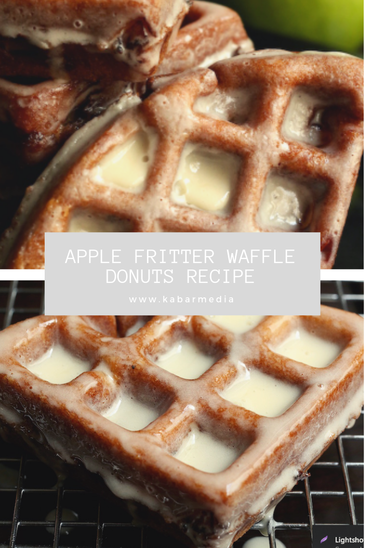 APPLE FRITTER WAFFLE DONUTS RECIPE
