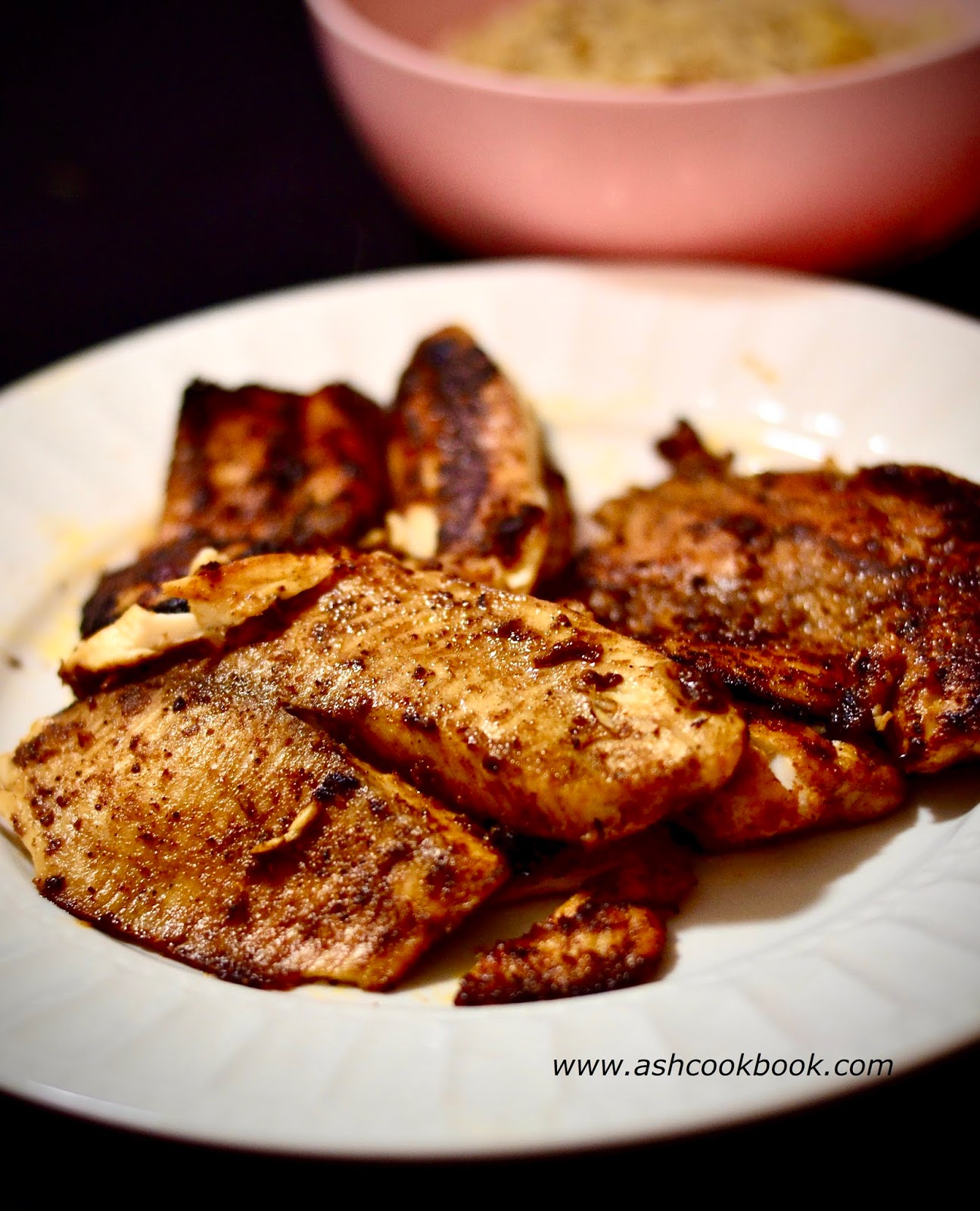 My Cookbook Spicy Tilapia Fry with Egg Fried Rice