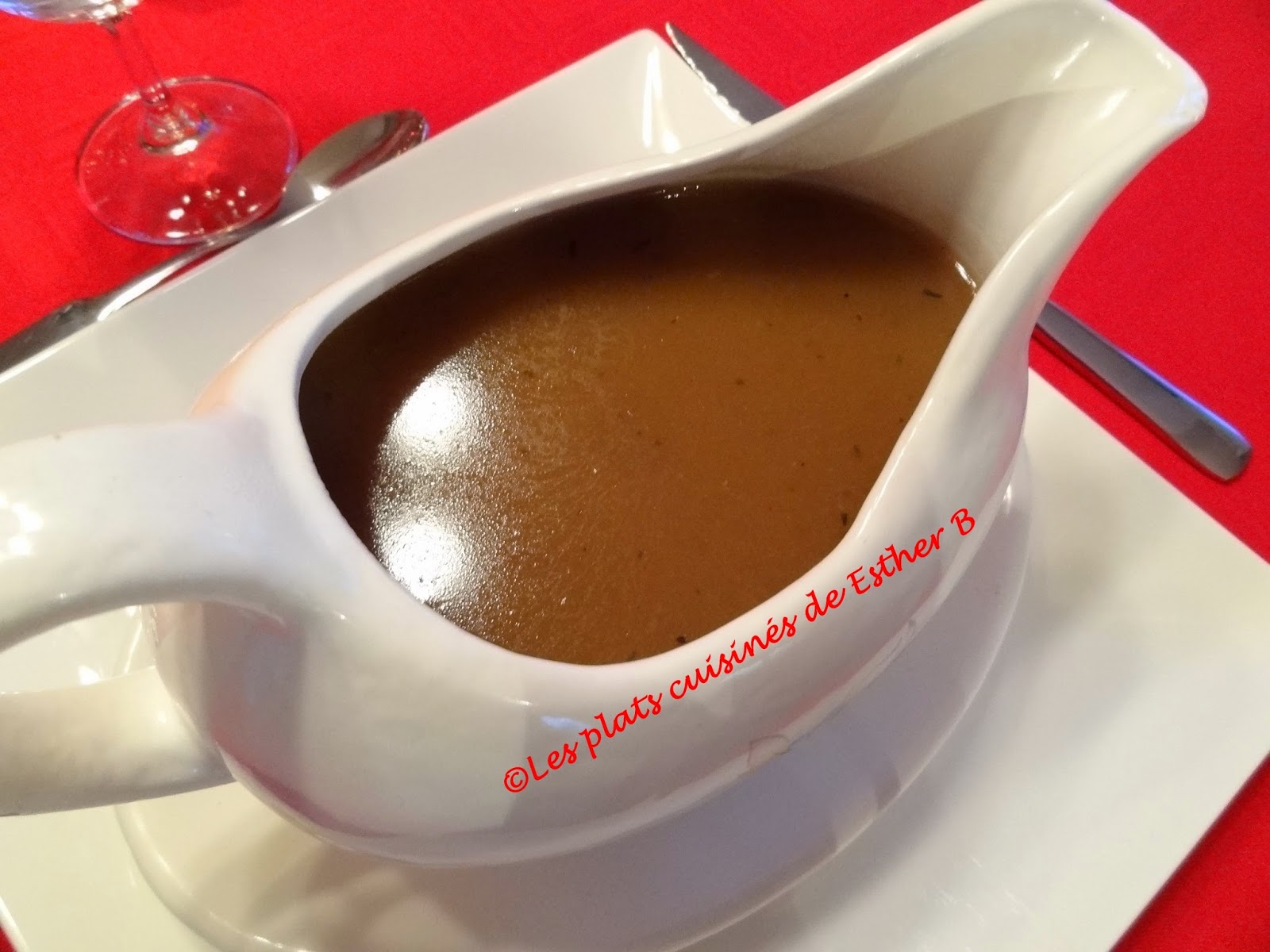 Les plats cuisinés de Esther B Sauce pour dinde succulente