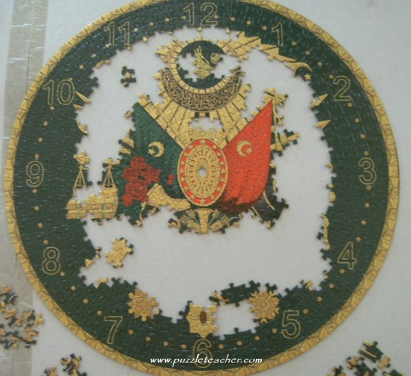 osmanli armasi 570 parca saat puzzle the ottoman emblem puzzle teacher puzzle master