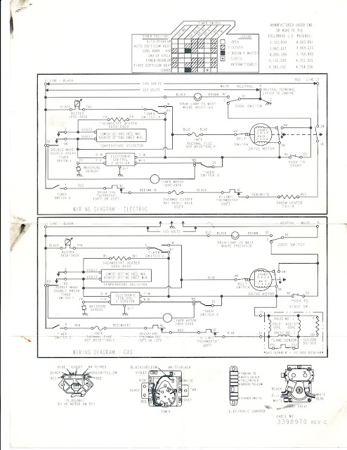 Do It Yourself: Kenmore dryer model 110, 90 series wiring schematic and
