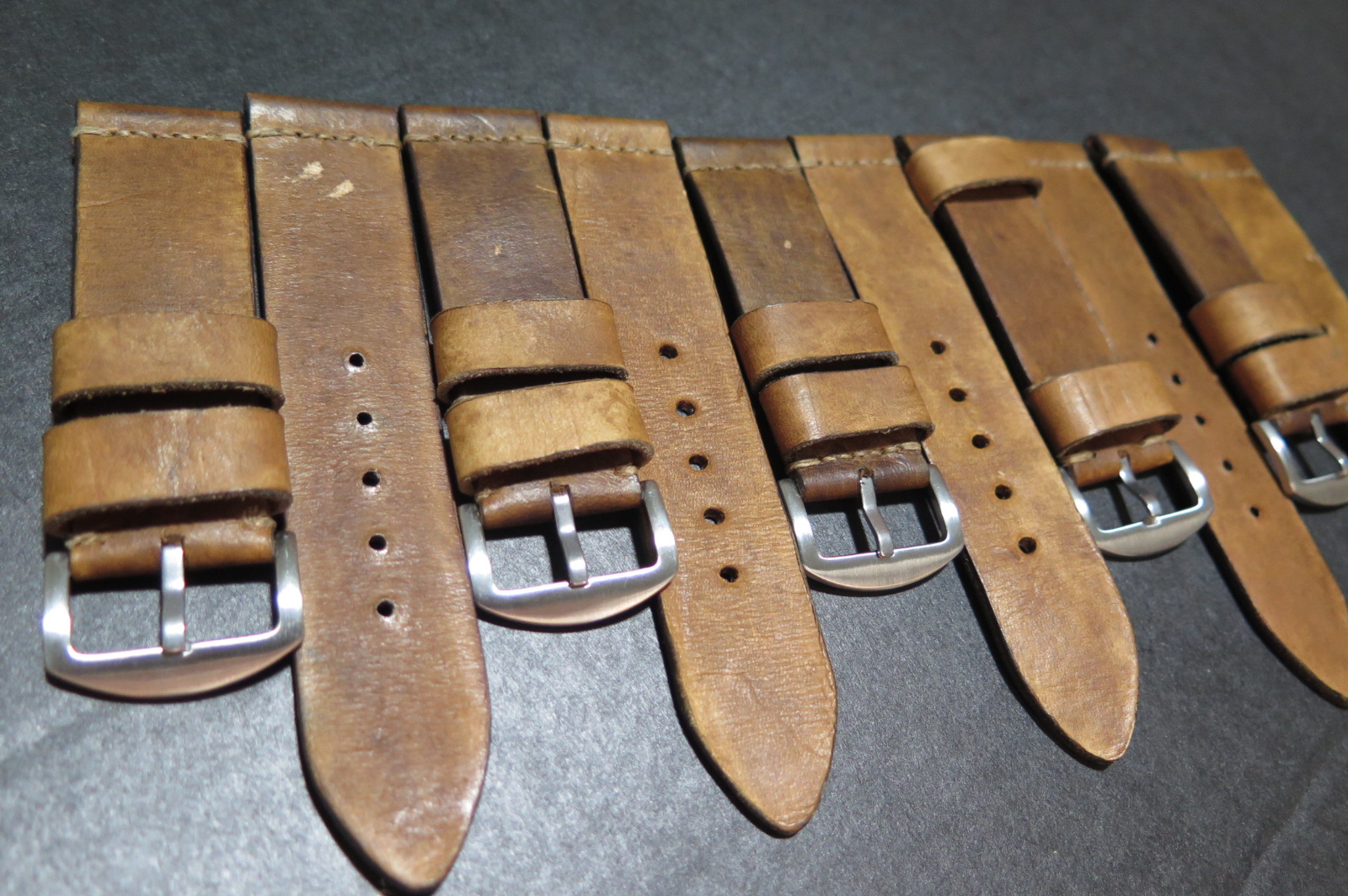 24mm Crazy Horse Leather Custom Strap - TaliJamTangan!com, Pusat Tali