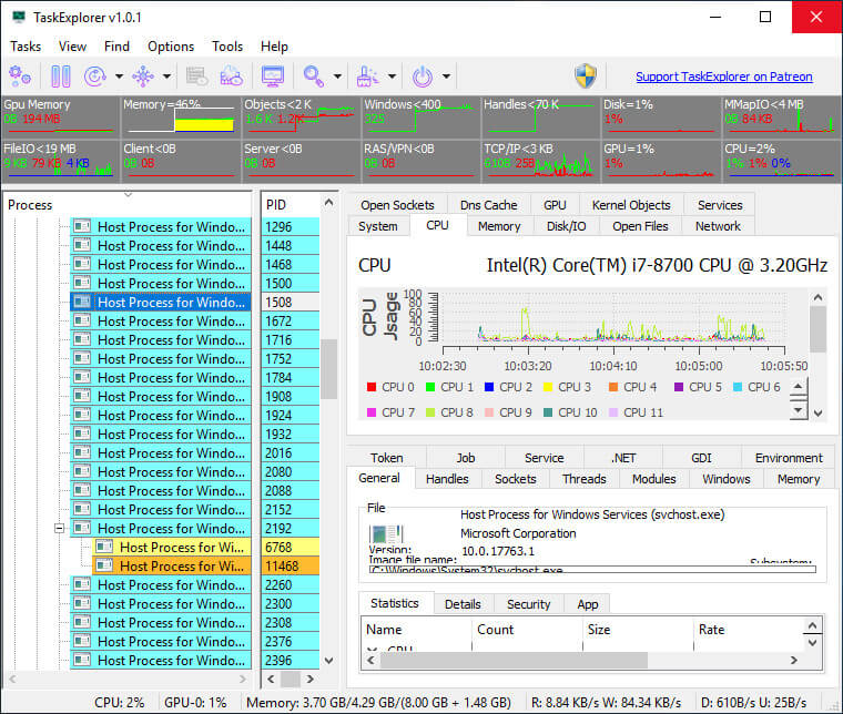 Task explorer windows Task explorer windows