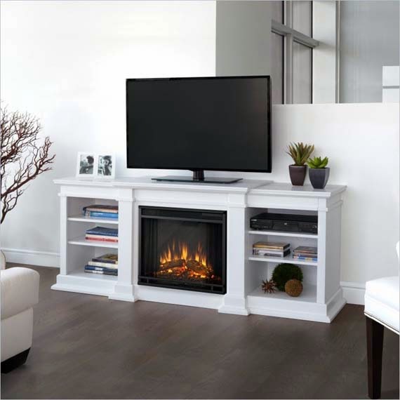 tv stand with fireplace big lots