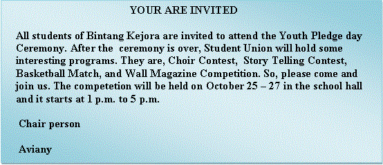 Mebel Onet Pts Kelas Xi Invitation