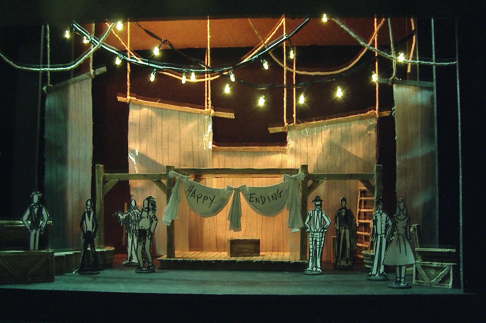 Lance Cardinal Creations THE FANTASTICKS SET DESIGN MODEL