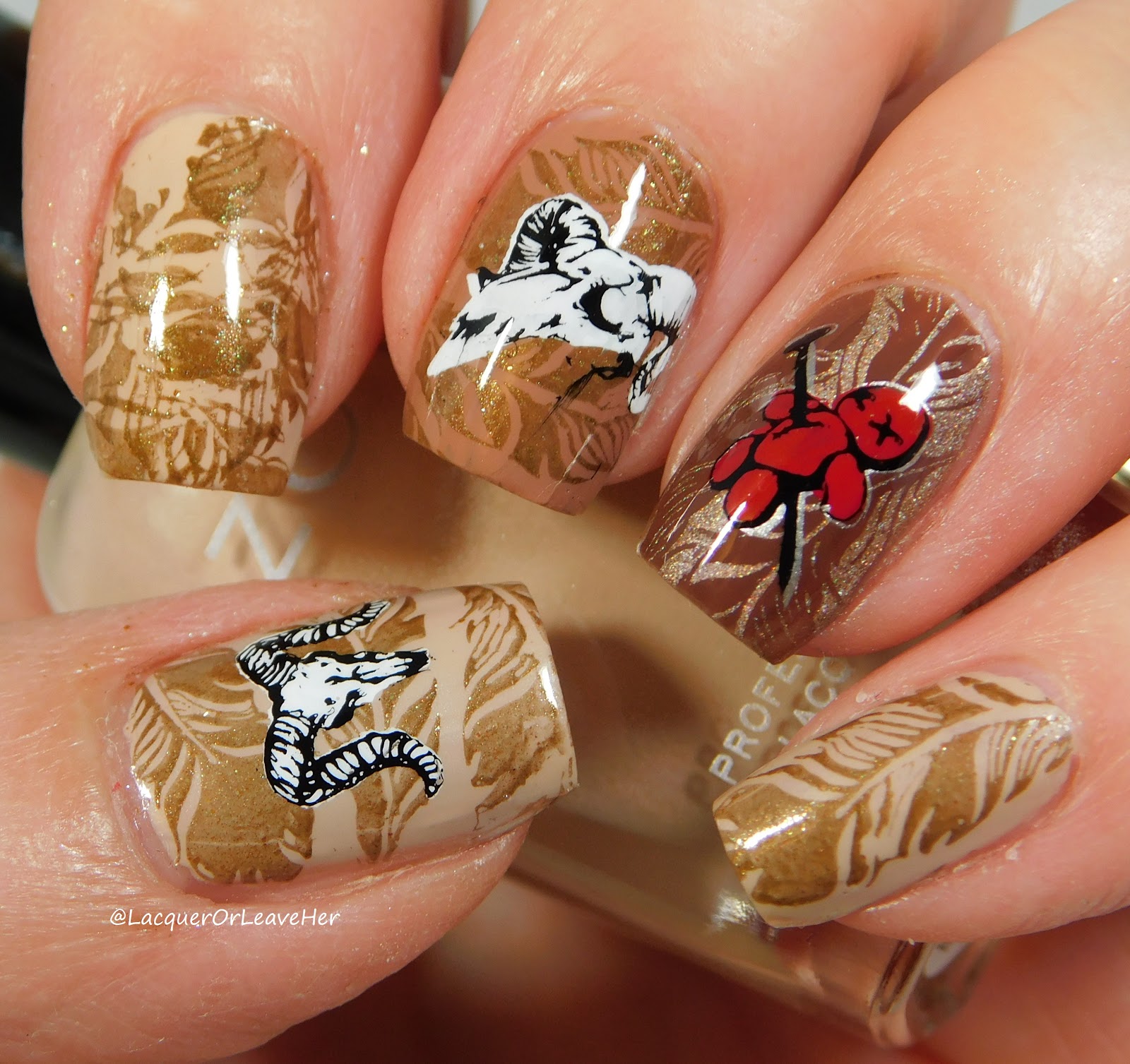 Lacquer Or Leave Her My Halloween Costume Nails