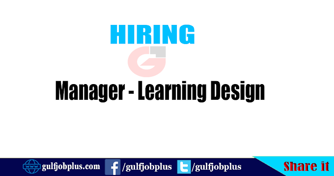 Manager - Learning Design ( Dubai Airport ) 