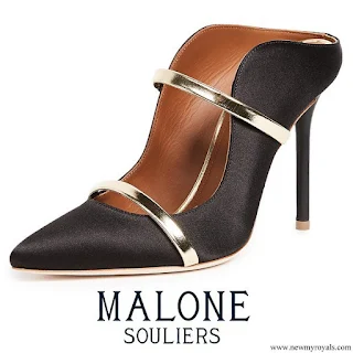 Queen Rania wore Malone Souliers Maureen Mule Pumps