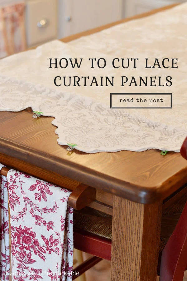 How To Cut Lace Curtain Panels