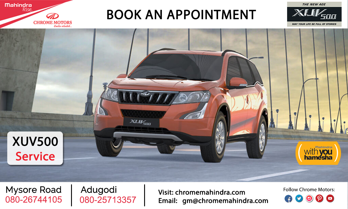 Chrome Motors Mahindra Authorized Car Service Dealers In Bangalore