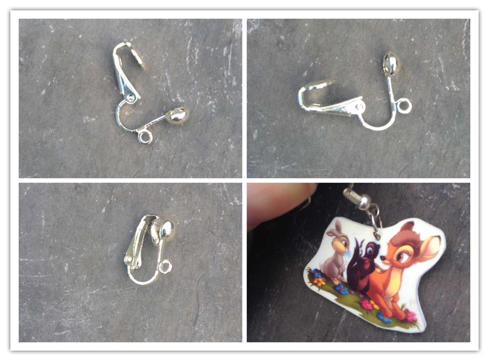 Sparkling Magpie : Earring Converters: pierced to Clip or Pain in a Clip!