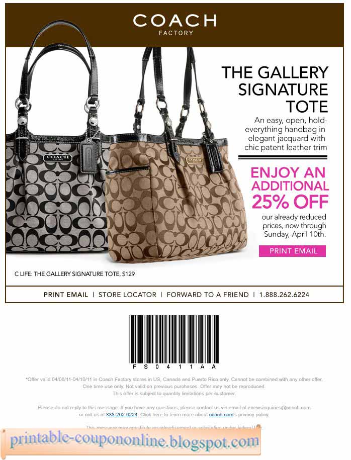 Printable Coupons 2020 Coach Coupons