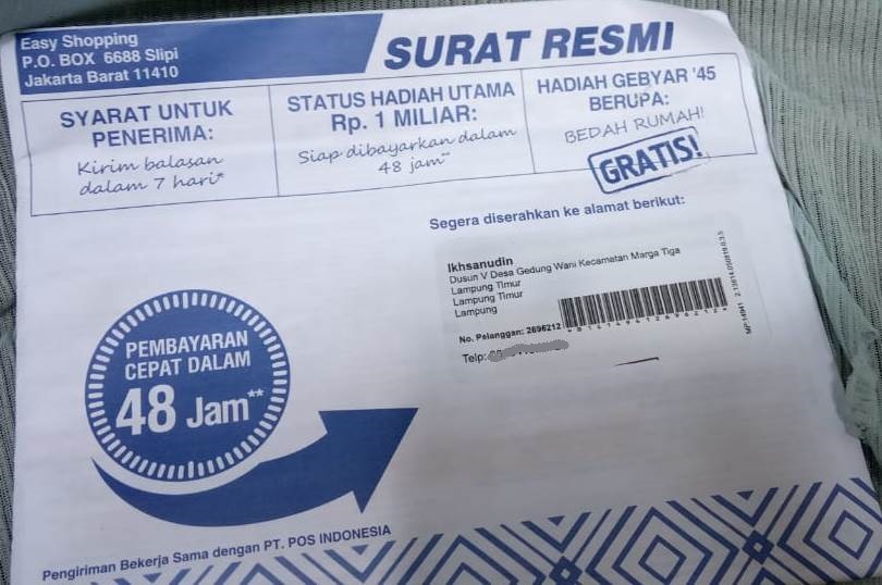 Benarkah Hadiah 1 Milyar dari Easy Shopping adalah Penipuan?