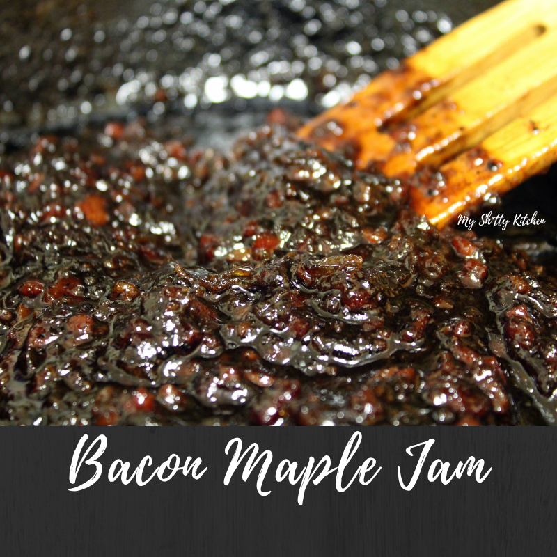 The things I do to bacon (Maple Bacon Jam with Caramelized Onions) My