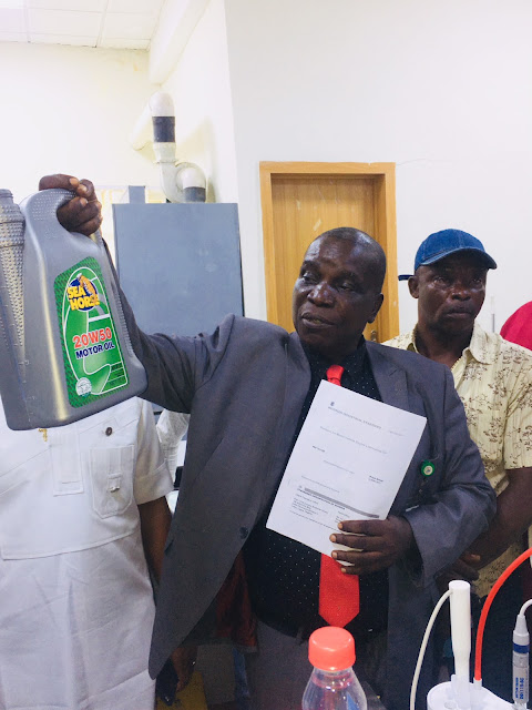 Standards organisation of Nigeria (SON), endorses Seahorse Lubricant Industries Limited at a tour of its state of the arts production facilities 34 IMG 4897