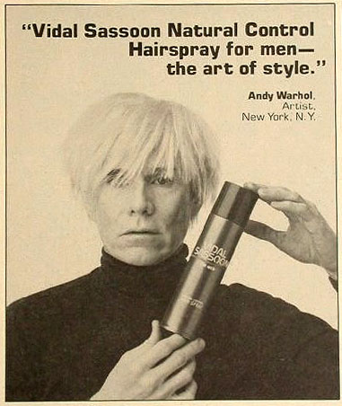 andy warhol wig