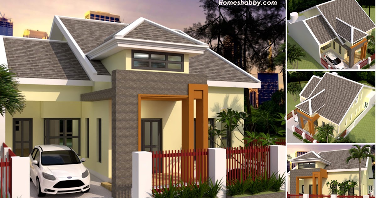 Desain dan Denah Rumah Minimalis  Terbaru Split Level Cocok 