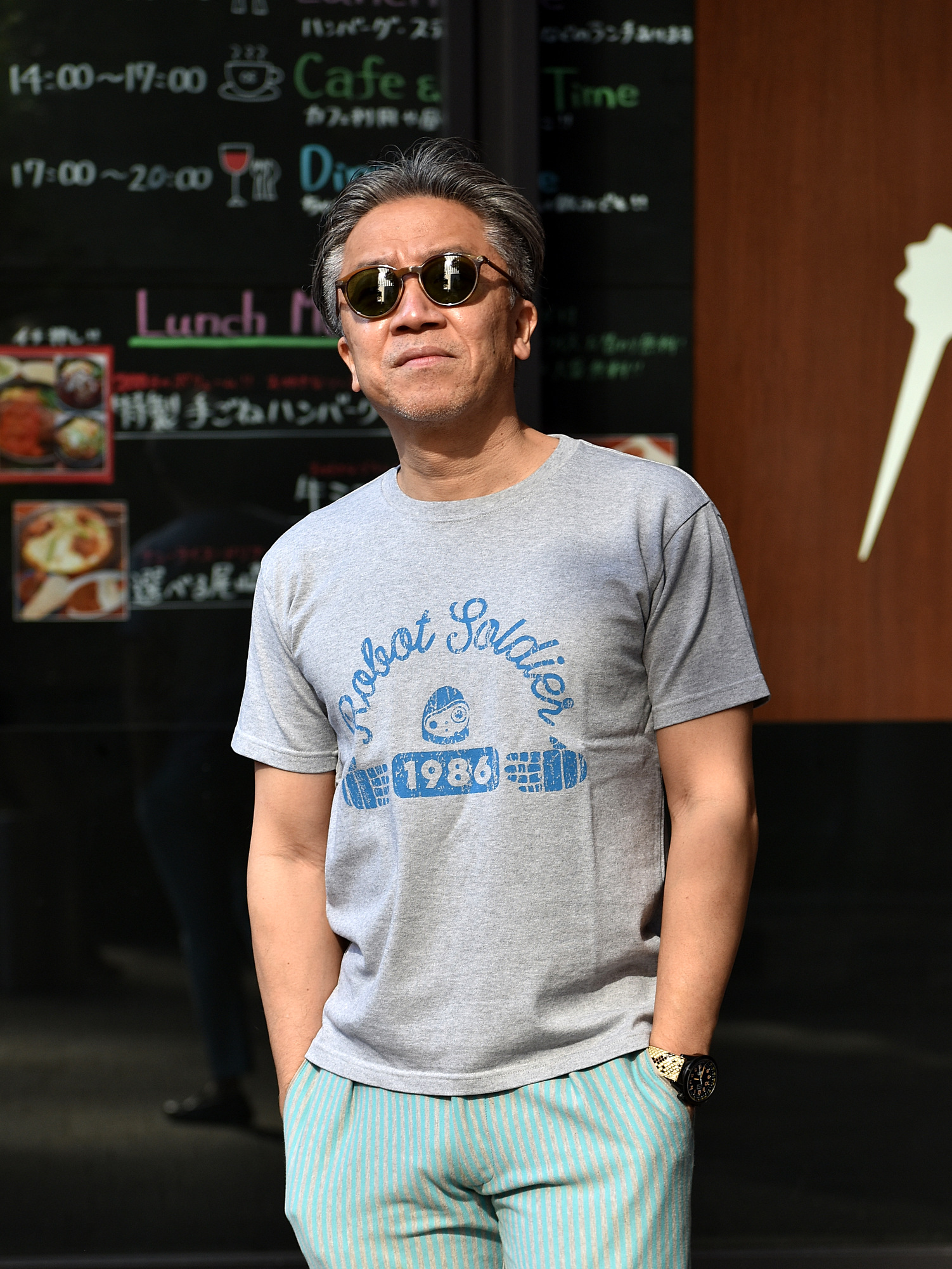 オシャレに見える40代メンズ向けサングラスは丸（ラウンド）型