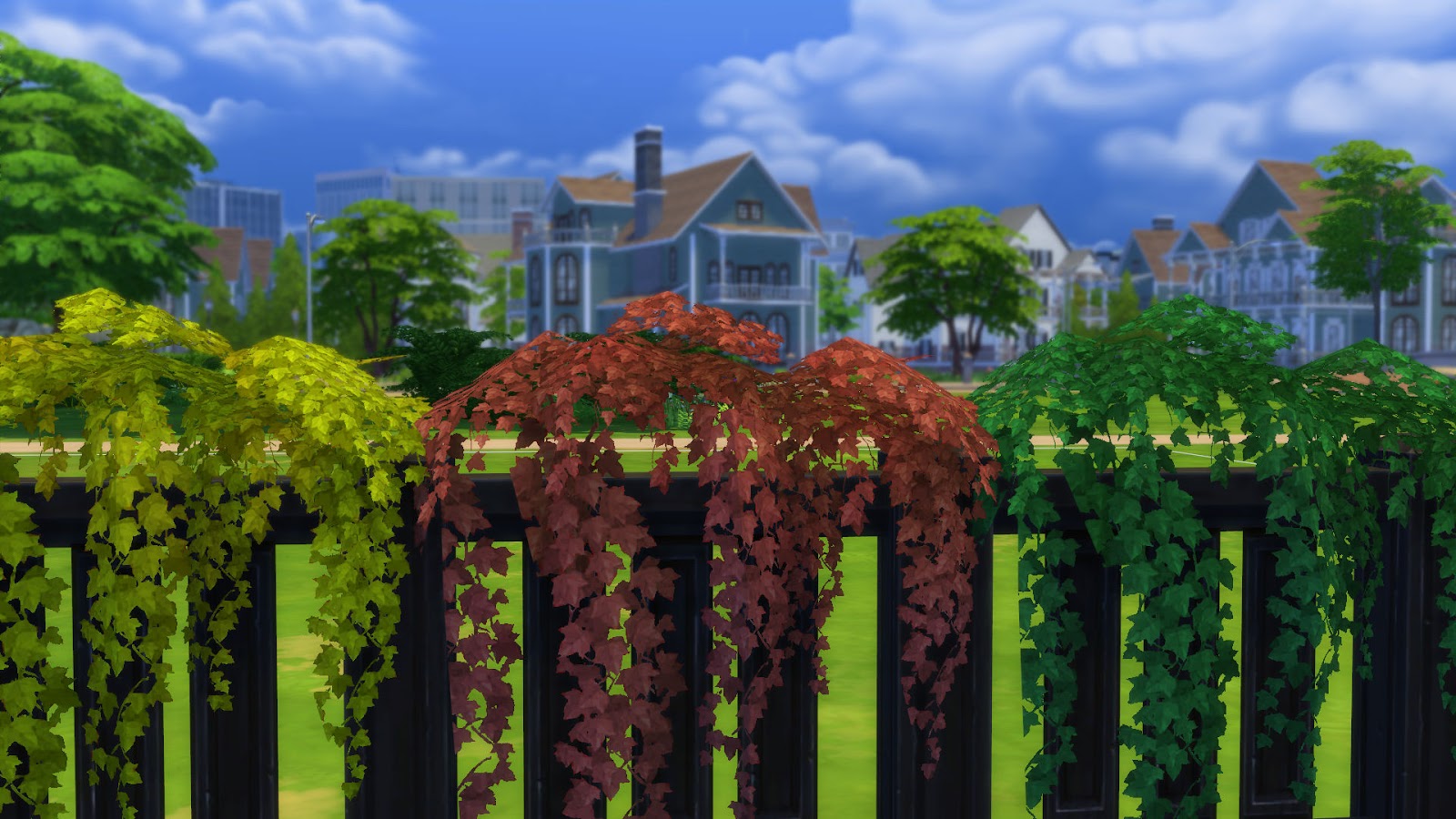 Sims 4 CC's The Best Vines for FencesMorning Glory and Seasons of