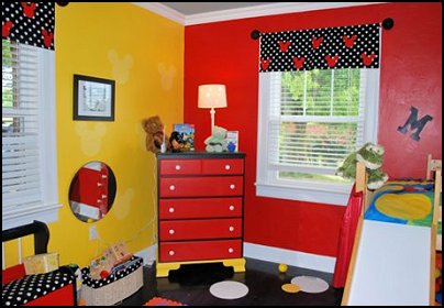 Mickey Mouse bedroom ideas - Minnie Mouse bedroom decorating - Mickey Mouse bedding - Minnie Mouse Bedding - Mickey Mouse wall decals - Mickey Mouse Comforters - Disney bedding - Disney home decor - Mickey & Friends