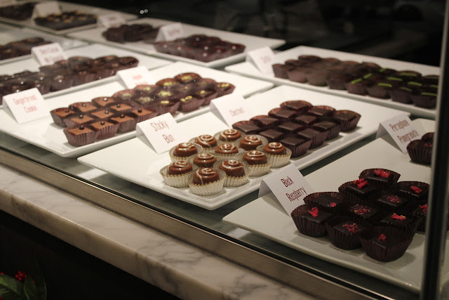 Chocolates at Cocoanuts, Boston, Mass.