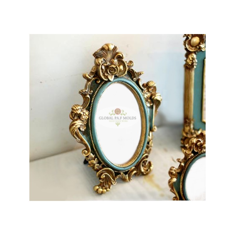 Global PA.F MOLDS Blog CAKE DECORATING FONDANT BAKING MOULD TOOL ANTIQUE FRAME MOLD