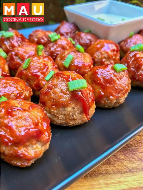 mau cocina de todo receta albondigas salsa bbq horneadas