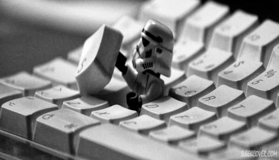 Stormtrooper keyboard Stormtrooper keyboard