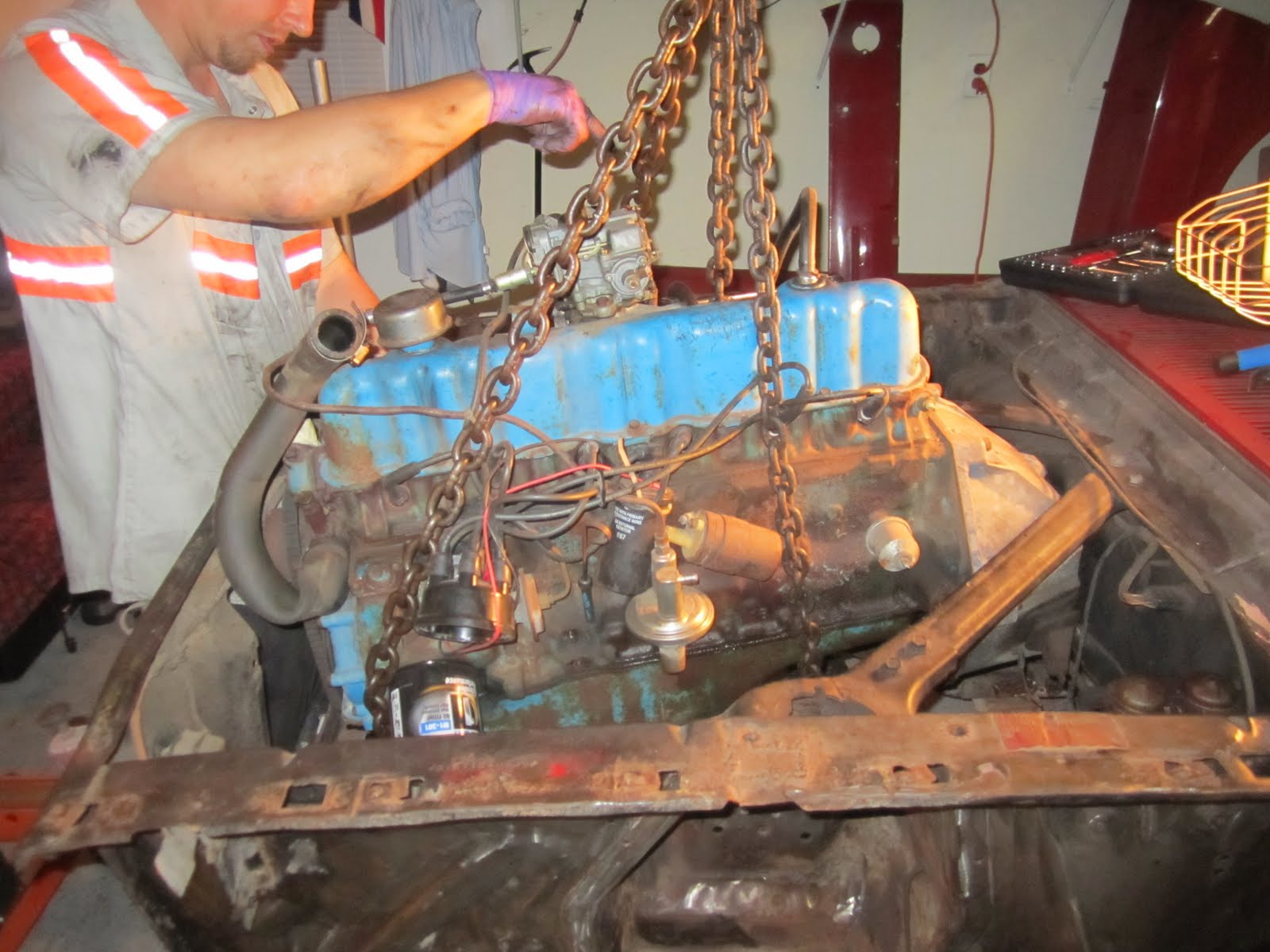 66 Mustang Restoration Project: Days 20 - 26: Drive Shaft, Engine and