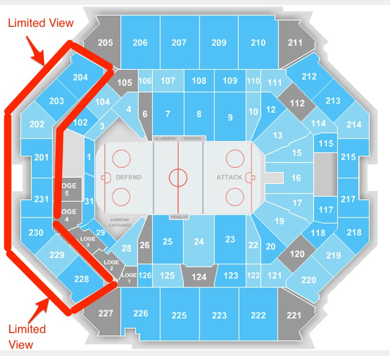 Barclays Concert Seating Chart