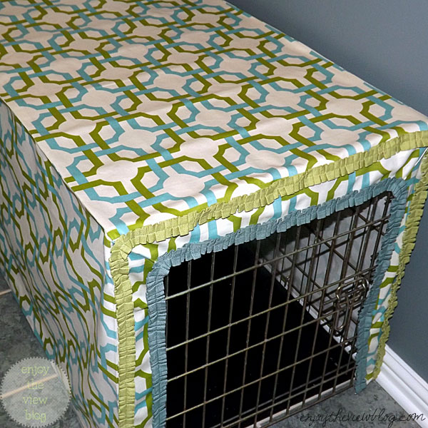 How to make a Dog Crate Cover! Waverize It! {enjoy the view}