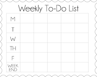 charm & gumption blog: FREE PRINTABLE: WEEKLY TO-DO LIST