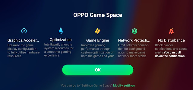 Cara mengaktifkan gaming mode di Oppo