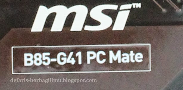Seri lengkap motherboard MSI 