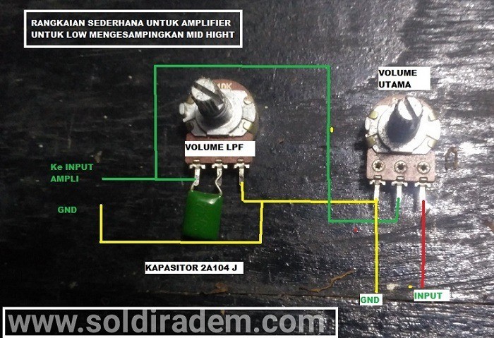 Cara Membuat Volume Power Amplifier Dengan Lpf Sederhana Soldiradem Blog