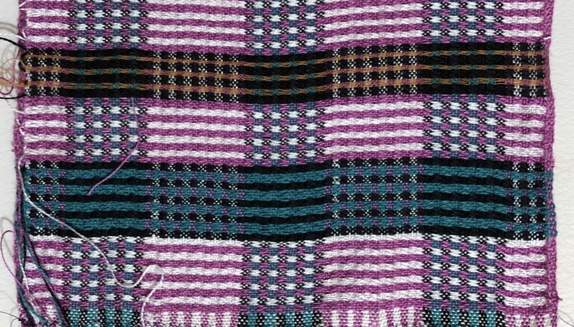 Random Acts of Color: Zooming Ahead with Deflected Double Weave