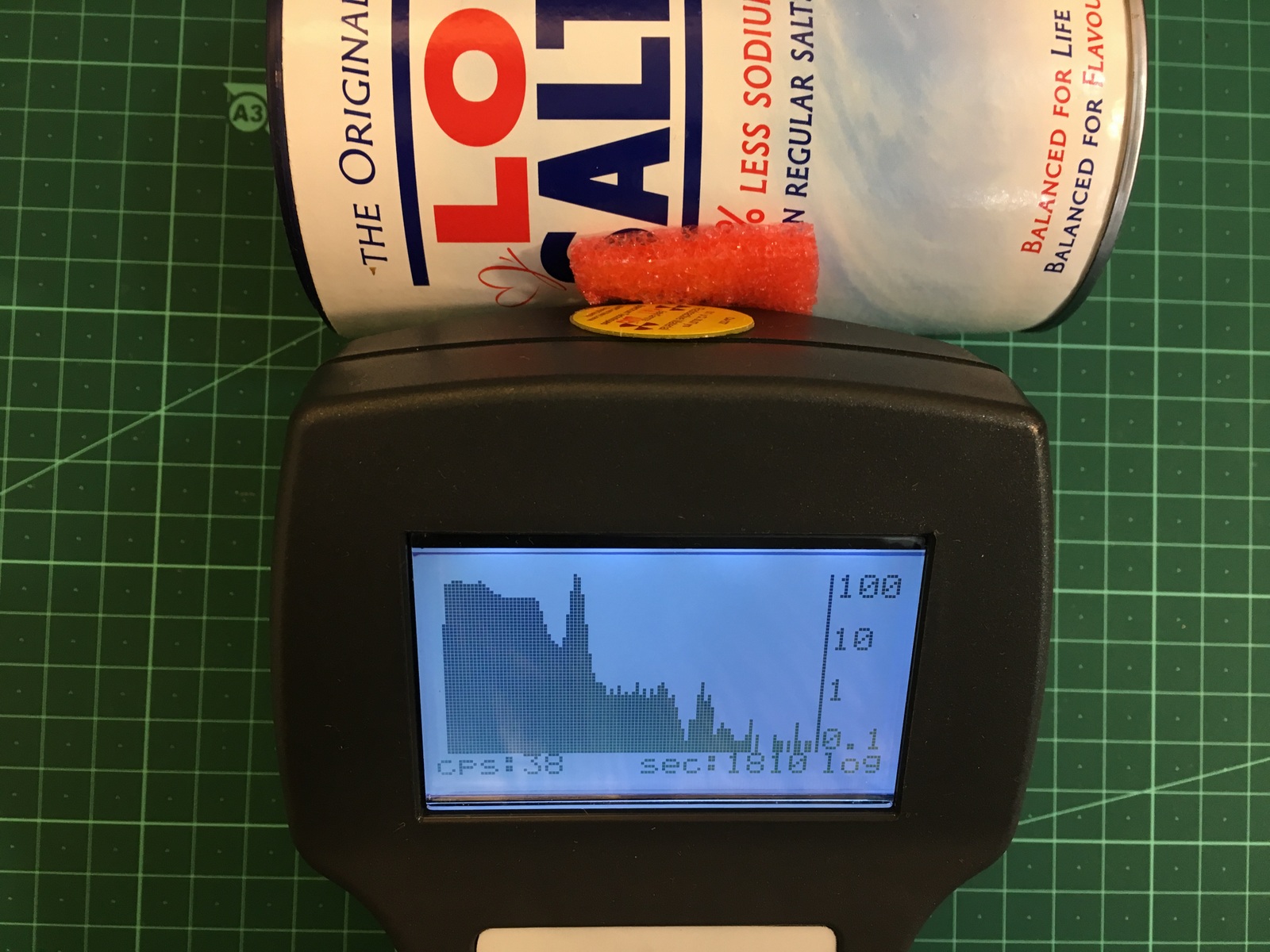 DIY Electronics Gamma Spectrometer MCA with SiPM silicon photomultiplier & CsI(Tl) 6x6x50mm
