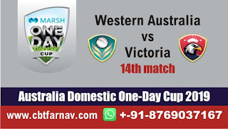 Masrh One Day Cup WAU vs VCT 15th Today Match Prediction Australia Domestic One-Day Cup 2019