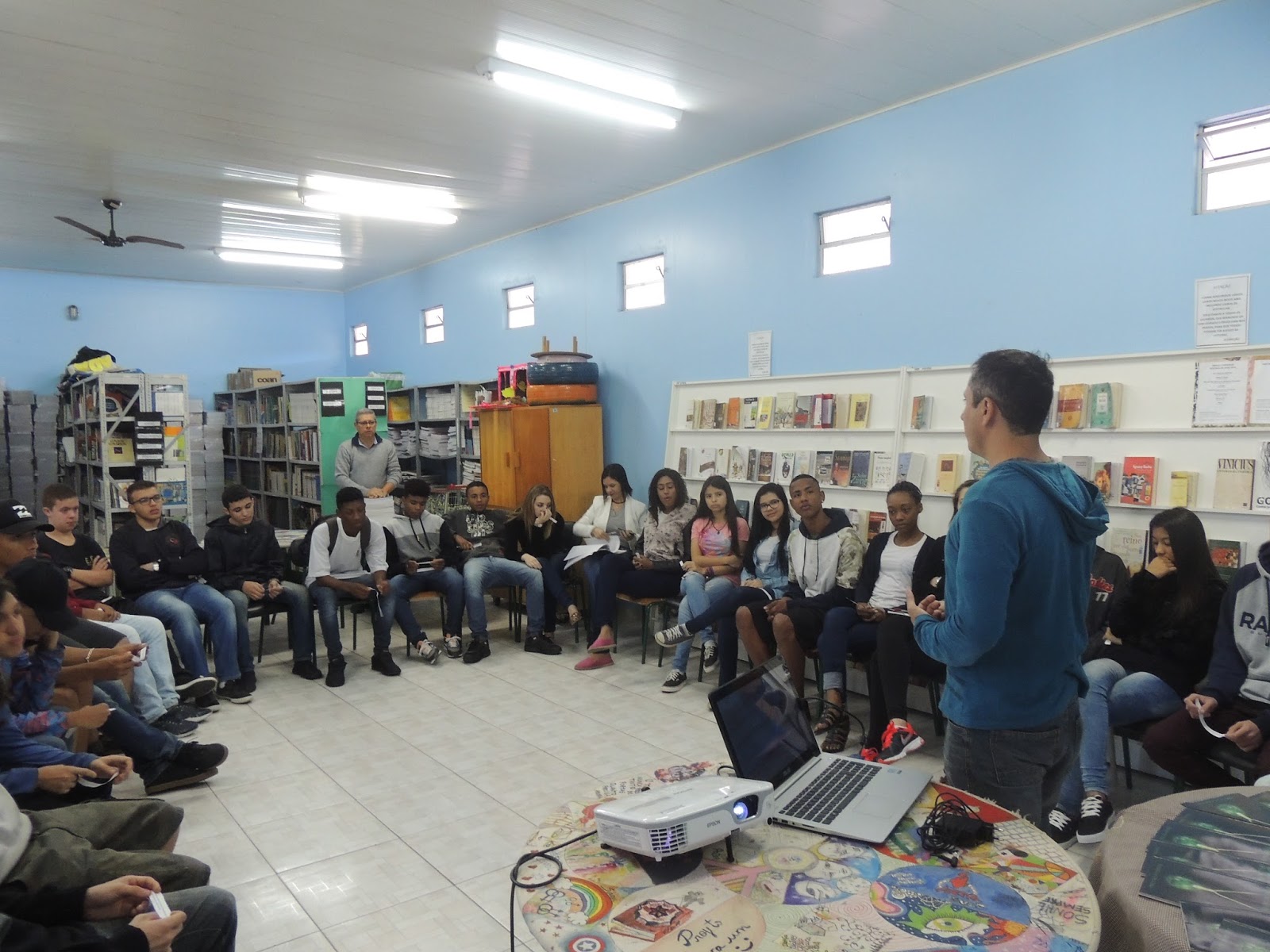 David de Oliveira: Sarau na Escola Wanderley Junior