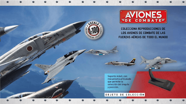 Colección Aviones de combate 1:100 Salvat Argentina