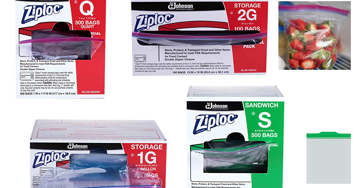 2 Gallon Ziploc Bags Bulk IUCN Water