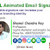 HTML Animated Email Signature