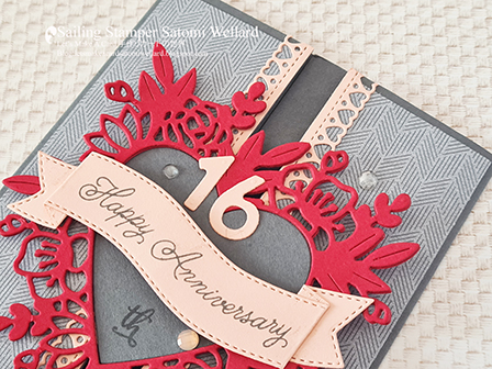 Stampin'Up! Always In my Heart gatefold card  by Sailing Stamper Satomi Wellard #aroundtheworldonwedenesday #aWOWbloghop