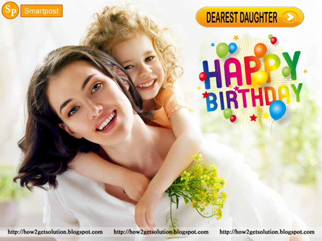 Happy Birthday Photo Birthday status for daughter Never Seen Before