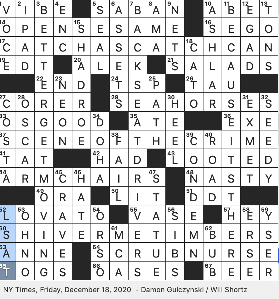 Rex Parker Does The Nyt Crossword Puzzle Today Answers 