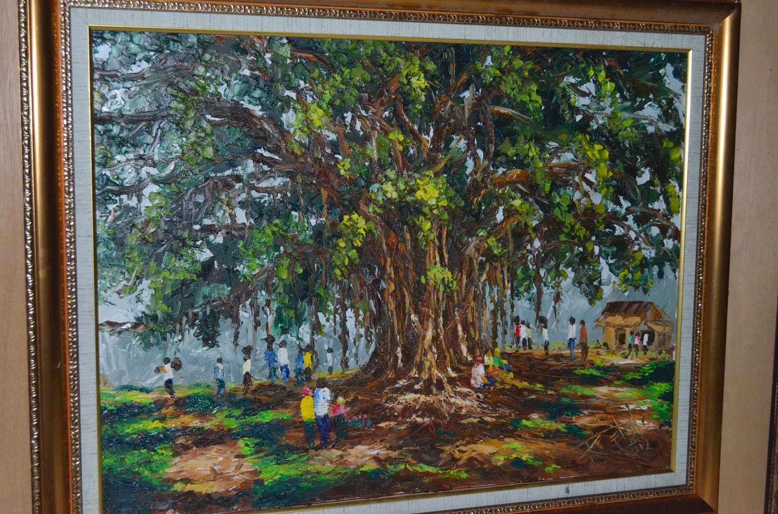 48+ Terpopuler Lukisan Pohon Rindang, Gambar Lukisan