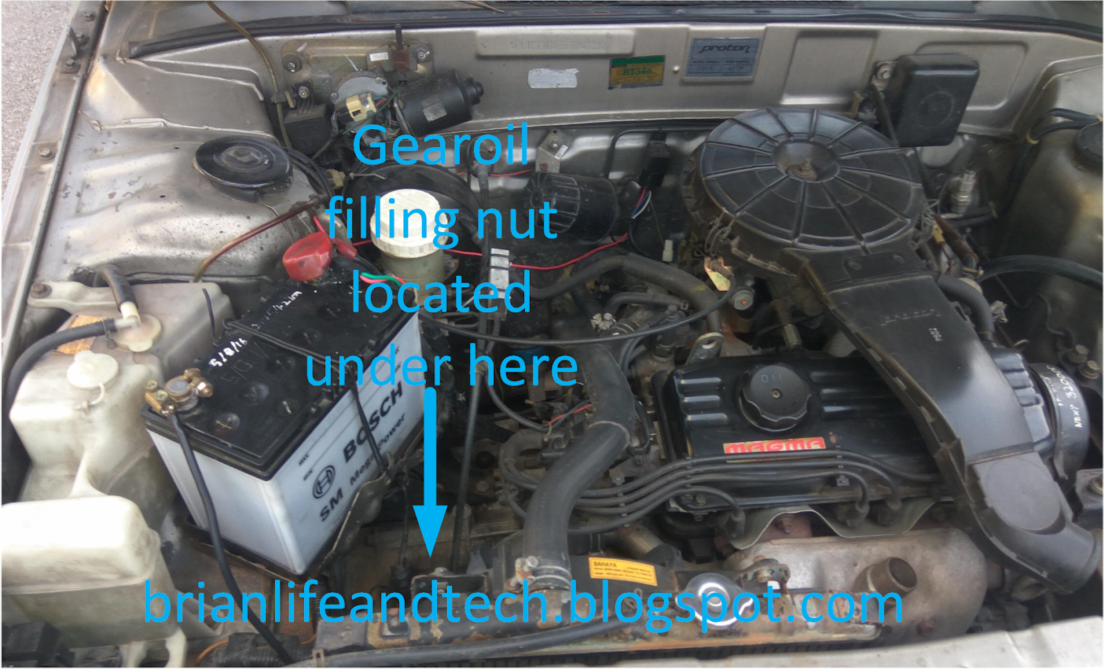 PROTON ISWARA LMST HOW TO REPLACE GEAR BOX OIL FOR MANUAL TRANSMISSION