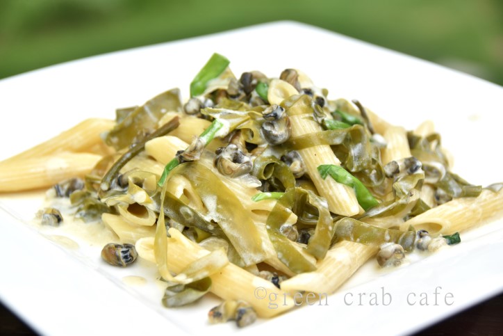 Green Crab Cafe: Pasta with Kelp and Periwinkles