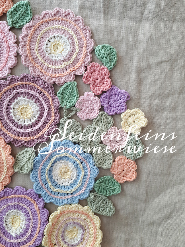 Sommerwiese - Häkelblumen * Pattern * Crochet a summer meadow !